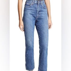 AGoldE High rise kick pinch waist in placebo